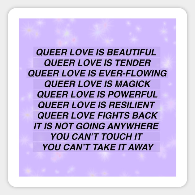 QUEER Magnet by loramathis93